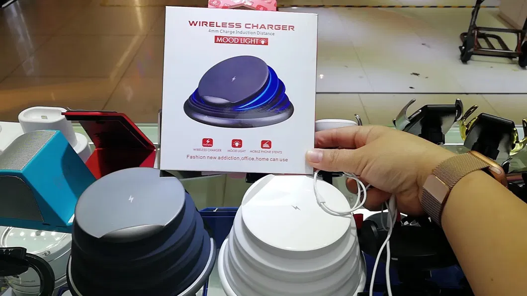 LED Lighting Wireless Fast Charger for iPhone Xs/Xr/Xsmax