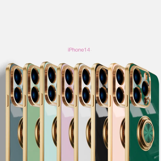 New Arrival Fashion Cell Phone Case for iPhone 13 PRO 14 PRO Max with Magnetic Ring